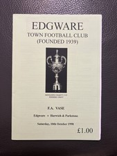 10.10.1998. Edgware Town v