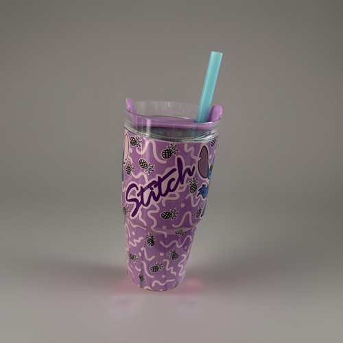 Disney stitch tumbler - tumbler, with