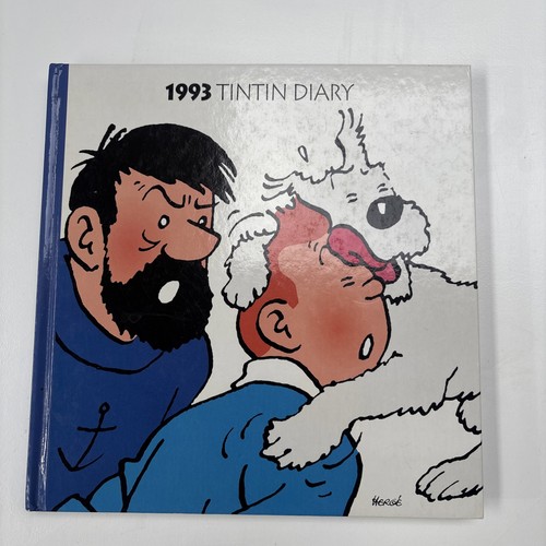 Tintin diary 1993 hard - tintin,