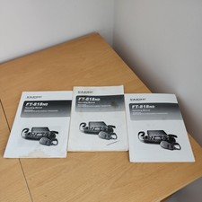 Yaesu ft 818 ND x 3 Manuals