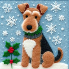 Single Luxury Airedale Terrier