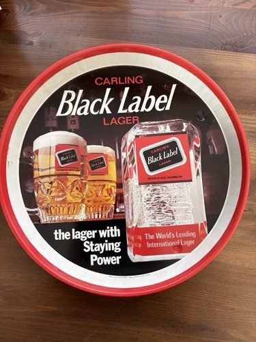 Vintage metal pub tray - metal,