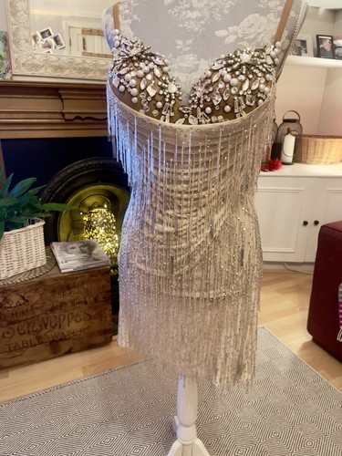 Latin white cream colour - white-cream, dress