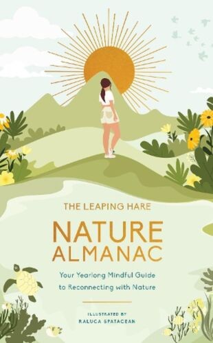 The leaping hare nature - leaping,