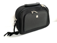 FIORE Black Weekender Case Hold All Overnight Travel Shoulder Vanity Flight Bag