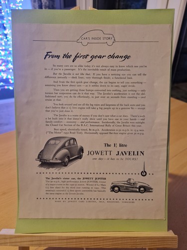 Original 1952 jowett javelin - original,