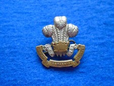 WWI SOUTH LANCASHIRE REGIMENT BI METAL COLLAR BADGE PLUS PIN