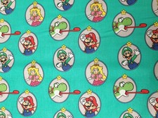 Super Mario fabric UK fat