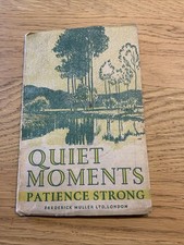 Quiet Moments By Patience Strong 1943 Paperback Poetry