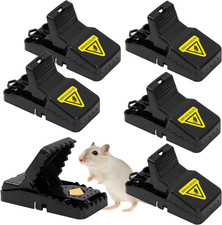 6PS MOUSE TRAPS - Spring Snap