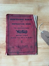Vintage Norton  instruction