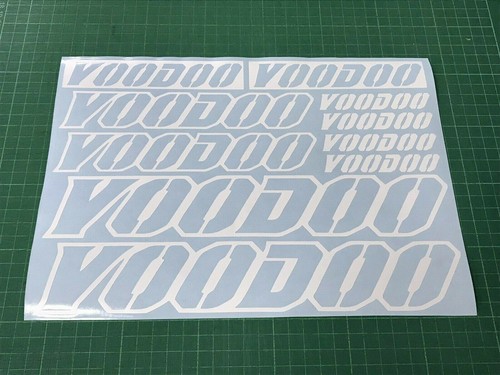 Voodoo cycling decals - voodoo,