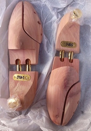 Cedar wood shoe tree - shoe, tree,