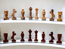 Olive Wood Wooden Chess Piece