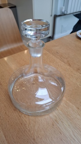 Ship decanter glass - glass, 23cm