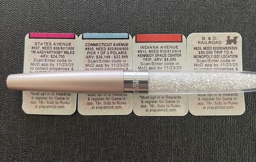 Mcdonald s monopoly - 25’, mcdonald’s
