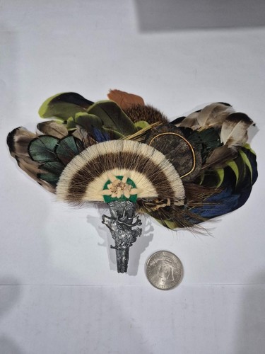 German deer hat pin - deer, exotic