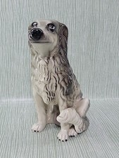 Large vintage spaniel dog - vintage,