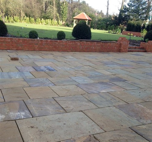 Riven yorkstone paving - riven,