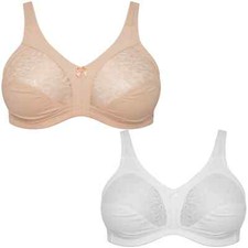 New Ladies Lace Edge Non Wired