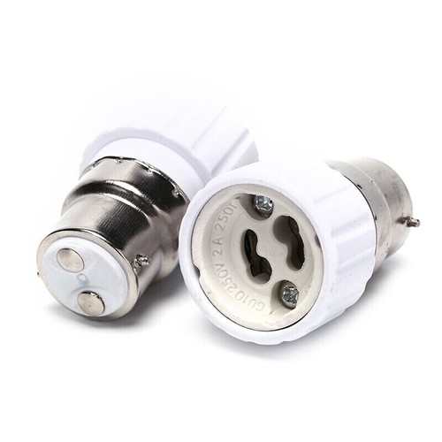2pcs b22 gu10 adapter lamp - 2pcs, to