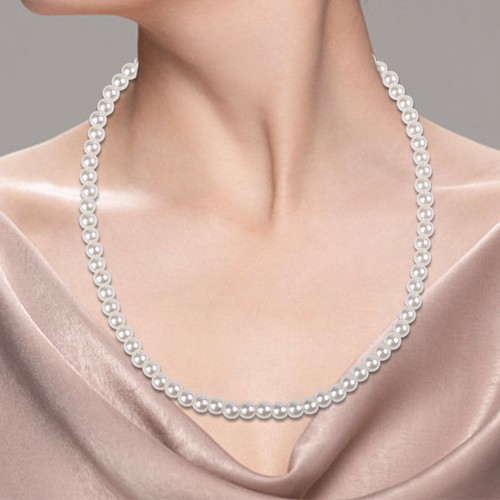 Magnetic buckle pearl - magnetic, necklace