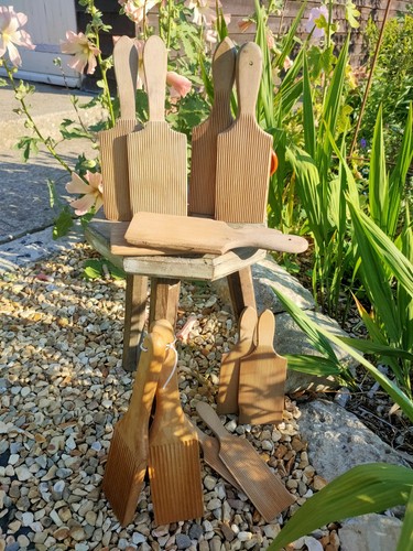 Pairs vintage wooden - x6, butter