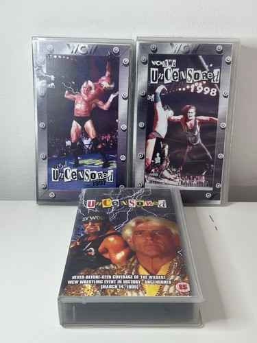 Wcw uncensored vhs - wcw,