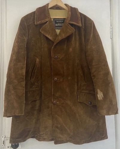 Men brown cord - brown, 1970s