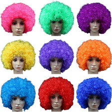CURLY AFRO FANCY DRESS WIGS