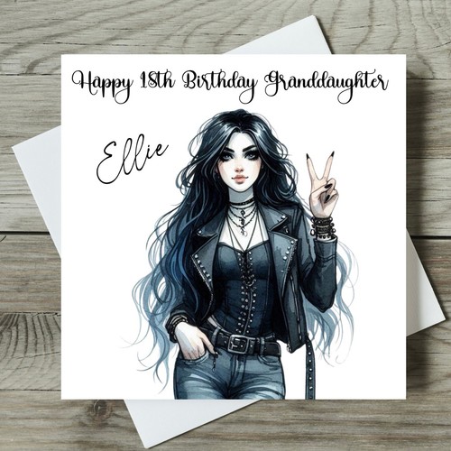 Gothic birthday card goth - birthday,