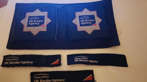 Border agency patches - border,