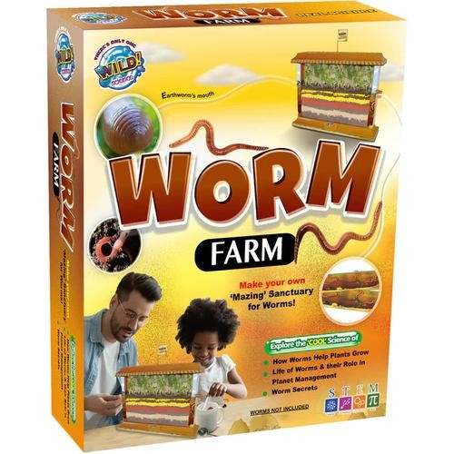 Wild science worm farm brand - worm,