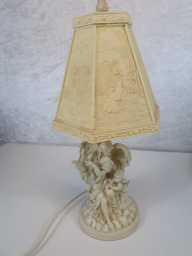 Vintage resin angel - vintage, &
