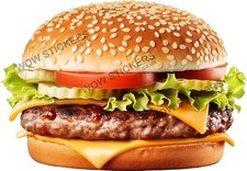Cheeseburger A sticker trailer