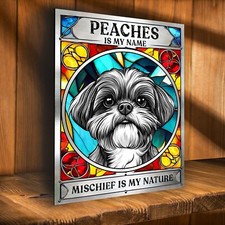 Personalised Shih Tzu Sign