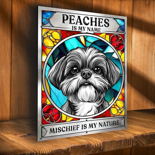 Personalised shih tzu sign - personalised,