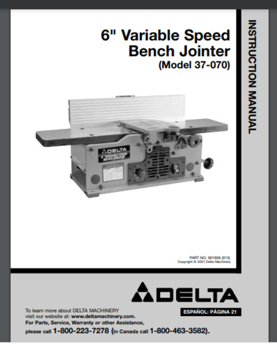Delta 070 inch variable - 37-070,
