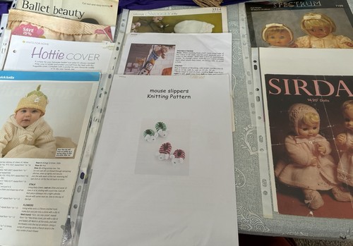 Job lot knitting patterns - knitting,