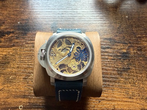 Skeleton custom built watch - skeleton,