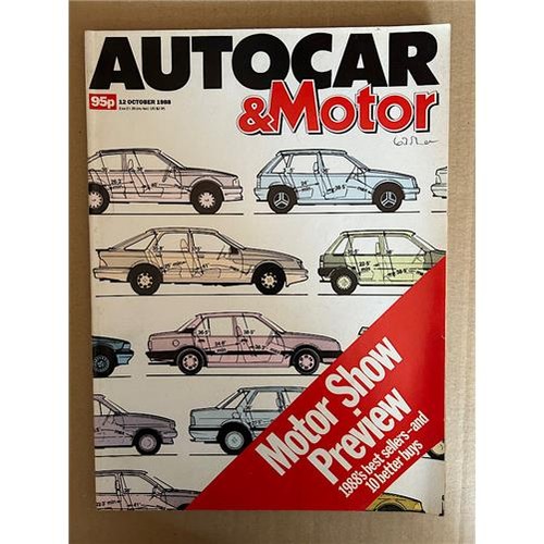 1988 motor show - 1988, preview
