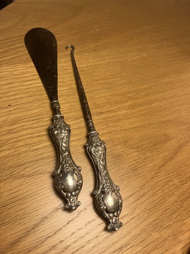 Victorian silver handled - victorian,