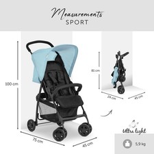 Hauck Sport Stroller Pushchair – Blue 