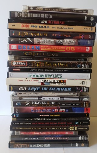 Dvd collection rock - dvd, hard