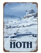 Star Wars themed poster Tin Sign 12” X 8” Movie Art Retro Wall Metal Sign NEW