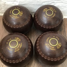 4x Vintage Thomas Taylor Bowls