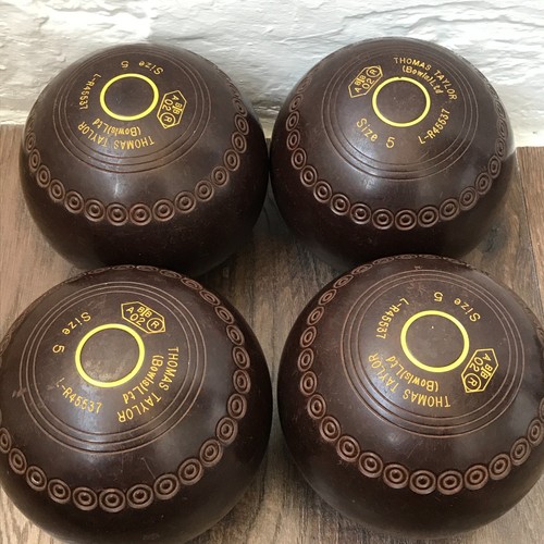 Vintage thomas taylor bowls - taylor,