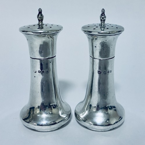 Pair antique solid sterling - pair,