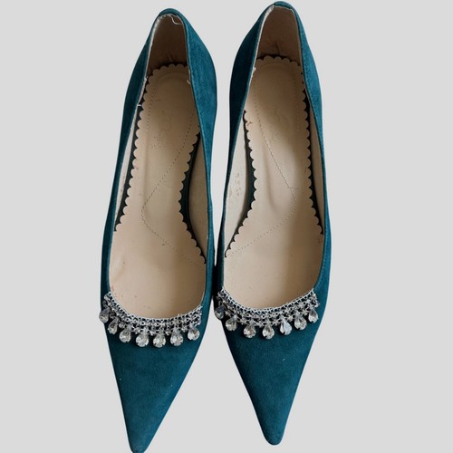 Vintage rosa teal - rosa, green