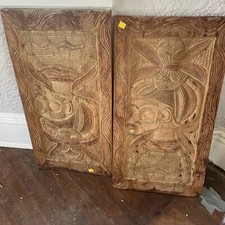 Carved Architectural Panel in